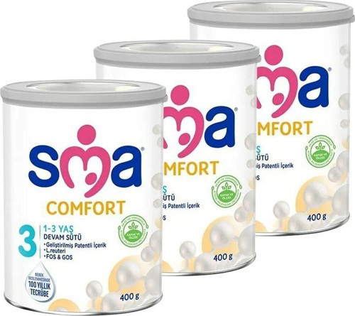Comfort 3 Numara 400 Gr +1 Yaş 3`Lü Avantaj Paketi (1200Gr)