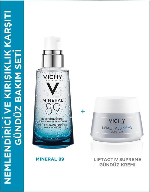 Liftactiv Supreme Normal Cilt Bakım Kremi 50 Ml Hyalüronik Asit Termal Su 30 Ml