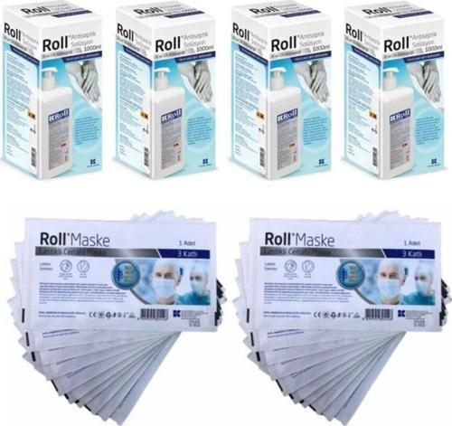Antiseptik Solüsyon El Ve Cilt Antiseptiği Dezenfektanı 1000 Ml - 4 Adet