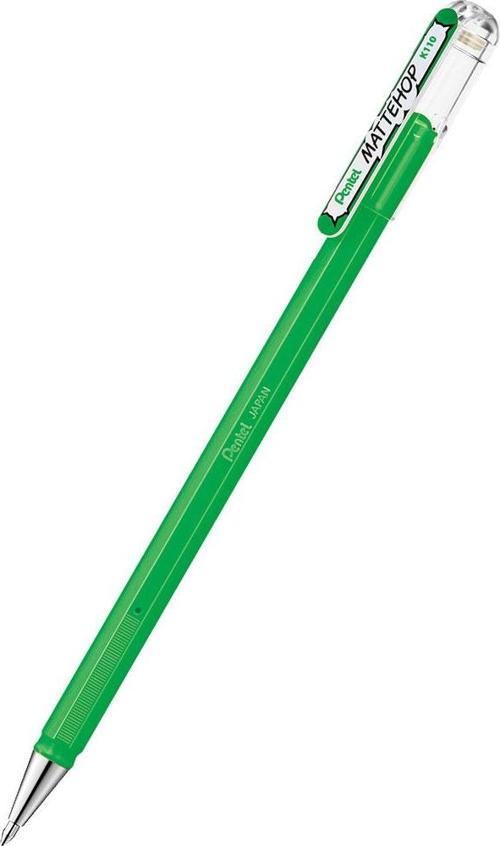 MatteHop 1.0mm Siyah Kağıda Yazabilen Jel Kalem Yeşil