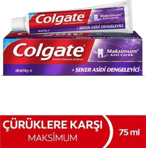 Maksimum Anti Çürük Şeker Asidi Dengeleyici Diş Macunu 100 Ml