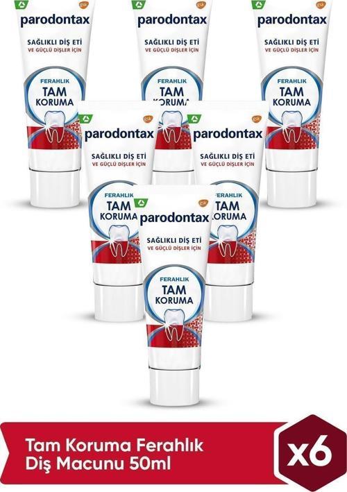 Yeni Orjinal 80 Gr/50Ml - 6 Adet, Ferahlık Tam Koruma Diş Macunu Orjinal Ürün