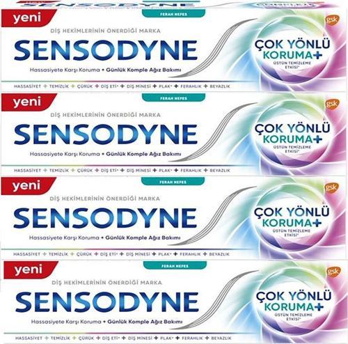 Çok Yönlü Koruma Diş Macunu 4 X 75 Ml + Saklama Kabı