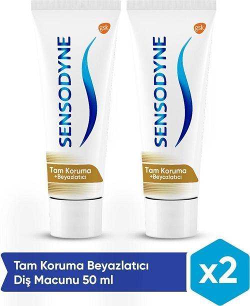Tam Koruma Beyazlatıcı Diş Macunu 50 Ml. 2'Li Set