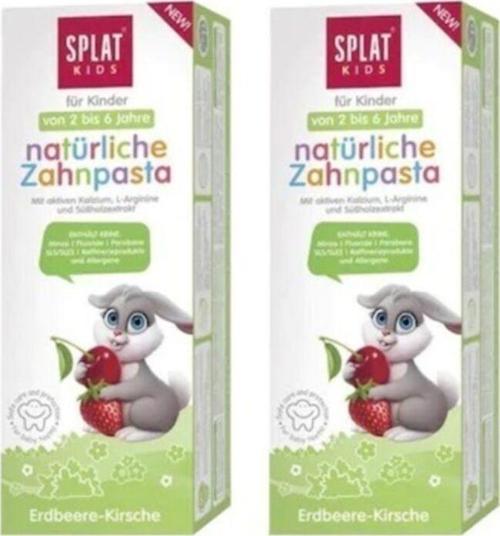 Çilek Kiraz Tadında Diş Macunu 2-6 Yaş 50 Ml 2 Adet