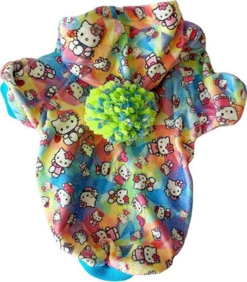 Kitty Kapsonlu Sweatshirt Kedi Süeteri Kedi Kıyafeti 