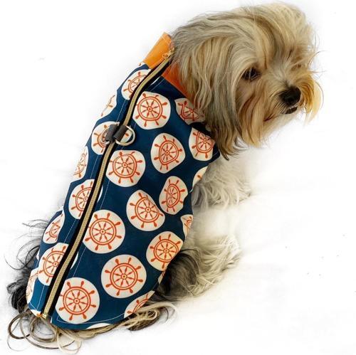 Orange Nautica Su itici Yağmurluk Köpek Yağmurluğu 