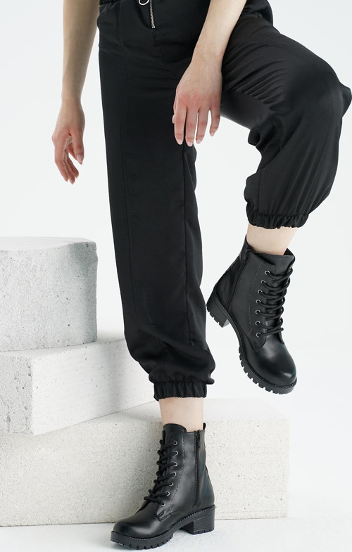 Günlük Fermuarlı Kadın Bot&Bootie TS1079