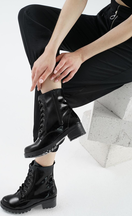Günlük Fermuarlı Kadın Bot&Bootie TS1079