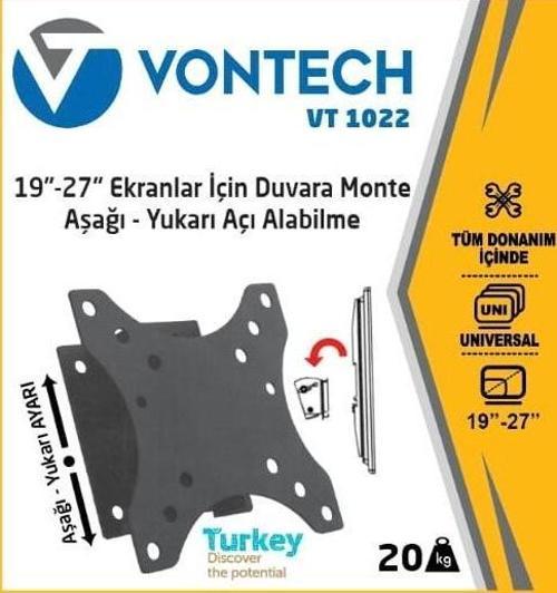 19-27 ekranlar için duvara monte askı aparatı