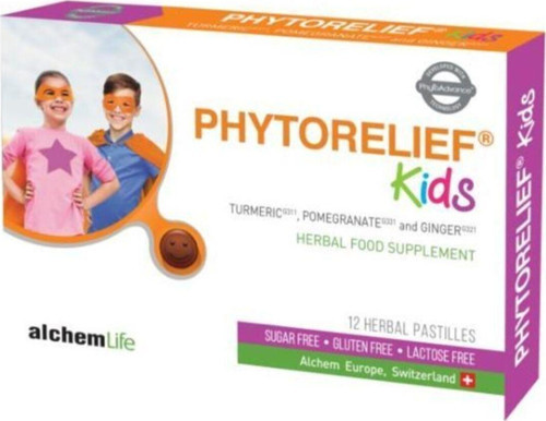 Phytorelief Kids Herbal Pastil 12 Adet