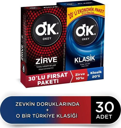 Klasik 20'Li Zirve 10'Lu Prezervatif
