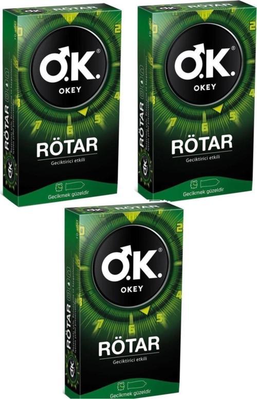 Rötar  Etkili Prezervatif 10'Lu 3 Paket