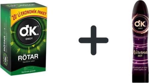 Rötar 20'Li Ekonomik Paket + Nirvana Kayganlaştırıcı Jel