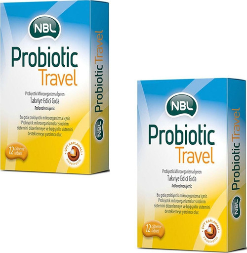 Probiyotik Travel Çiğneme 12 Tablet 2 Adet