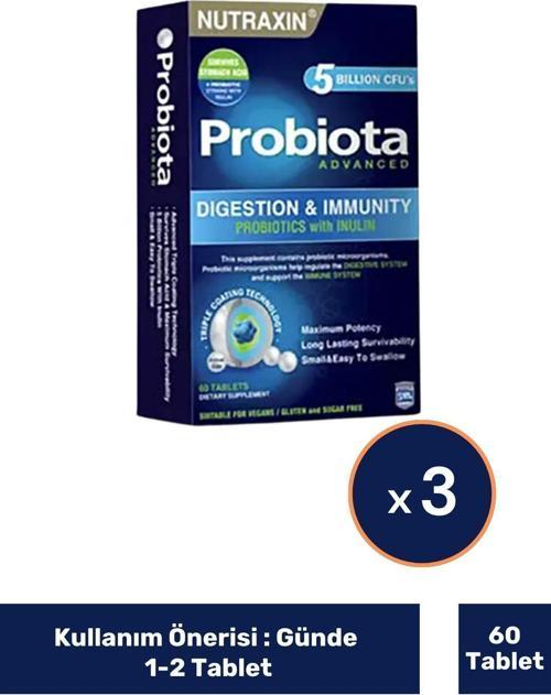 Probiota Advanced 60 Tablet X 3 Adet
