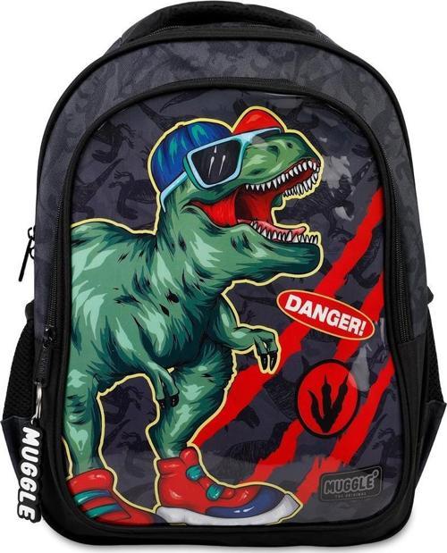 Okul Çantası Danger Dino Siyah Mu-9222