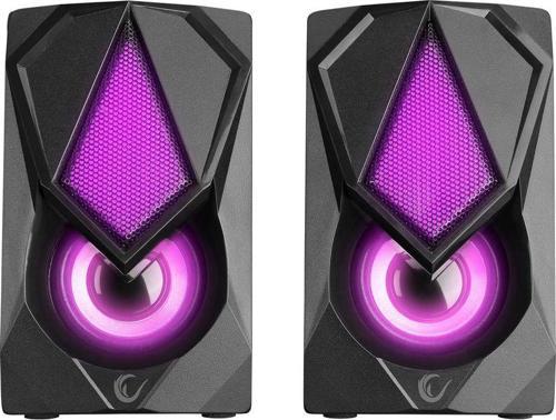 RMS-G19 2.0 5 Watt LED Işıklı Siyah Multimedia Speaker