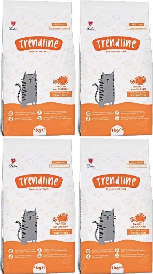Kitten Yavru Kedi Maması 1 kg  4 Adet