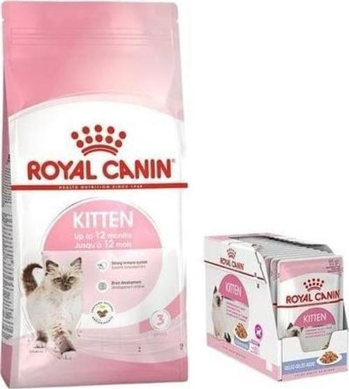 Kitten Yavru Kedi Maması 10 Kg, Kitten Gravy Yaş Mama x 12 Adet