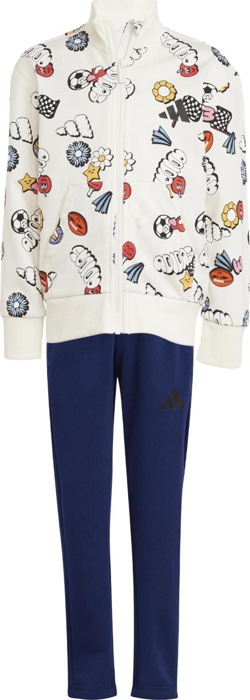 JI6233-C adidas Lk Fun Aop Ts &amp;Ccedil;ocuk Eşofman Takımı Beyaz