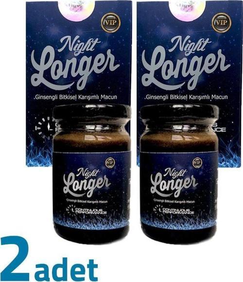 Night Longer VIP Ginsengli Bitkisel Karışımlı Macun 2X 125GR.