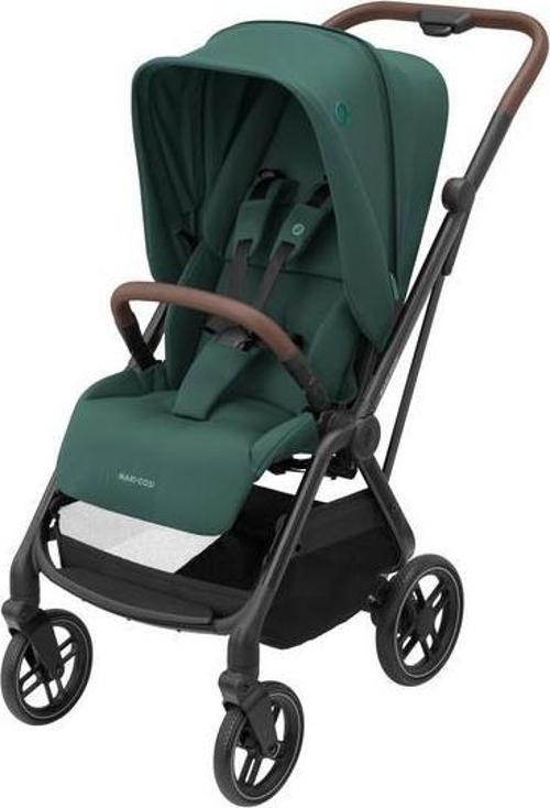 Leona2 Çift Yönlü Uzatılabilir Sırt Desteği Tam Yatabilir Bebek Arabası Essential Green