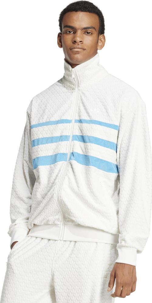 JP4420-E adidas Q12 Monogram T Erkek Ceket Beyaz