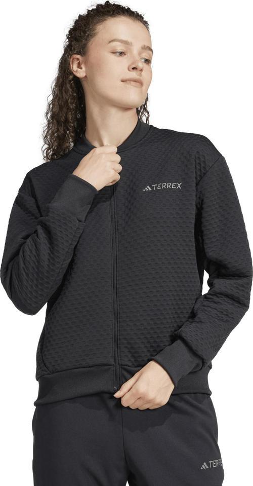 JD6642-K adidas Terrex Xploric Sweater Kadın Ceket Siyah