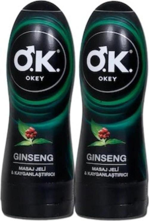 2'Li Masaj Jeli Ve Kayganlaştırıcı Ginseng Özlü 200 Ml