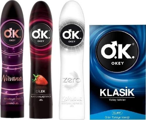 Çilek - Nirvana - Zero Kayganlaştırıcı Jel 3X100Ml + Klasik Prezervatif 10'Lu