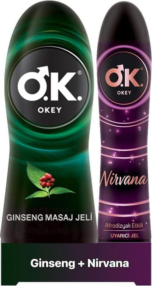 Ginseng Masaj Jeli 200 Ml Nirvana Uyarıcı Jel 100Ml