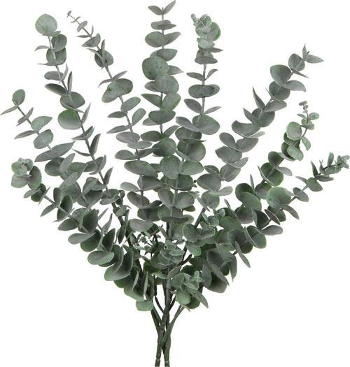 5 Dallı Gerçek Dokulu 45 Cm Yapay Okaliptus Demeti