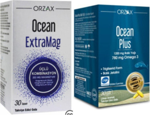 Extramag Üçlü Kombinasyon 30 Tablet + Plus Omega 3 1200 Mg 30 Kapsül