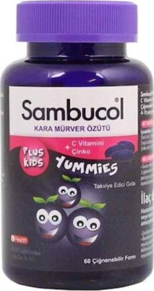 Plus Kids Yummies 60 Çiğneme Tablet
