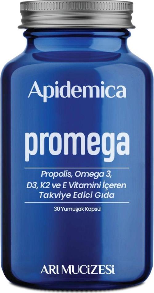 Apidemica Promega ( Propolis, Omega 3, Vitamin D3, K2, E)