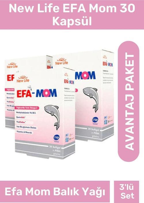 Efa Mom 30 Kapsül 3'Lü Paket