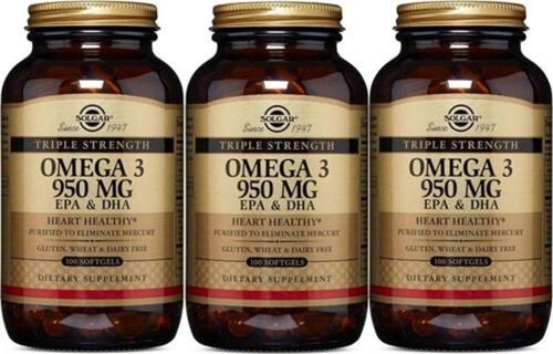 Omega-3 950 Mg 100 Kapsül ***3 Adet***