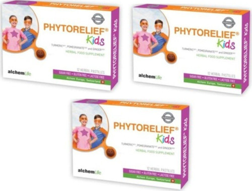 Phytorelief Kids 12 Pastil 3'Lü Paket