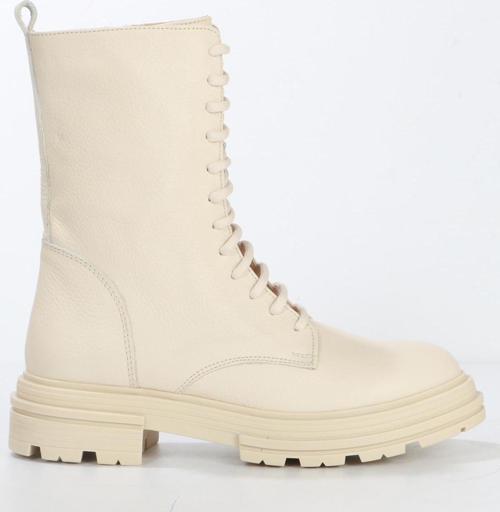 Minas Hakiki Deri Minas Bej Outdoor Kadın Bot