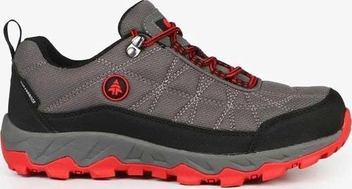 Su Geçirmez Captiva Gri Kırmızı Kadın Outdoor Ayakkabı