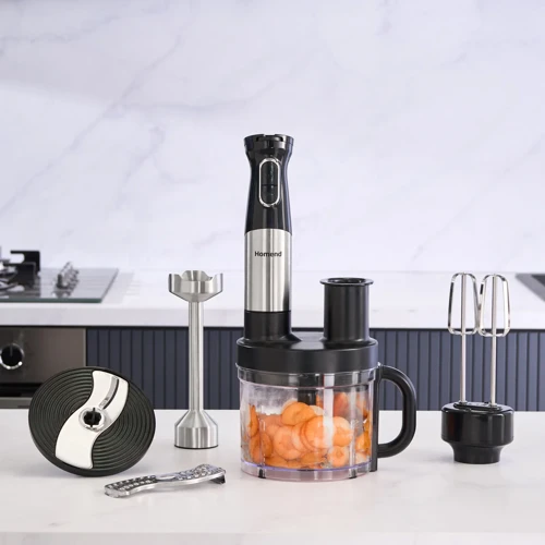 Functionall 2848H Mutfak Robotu 1500W Güç ve 1 lt Kapasite ile Paslanmaz Çelik Özellikli