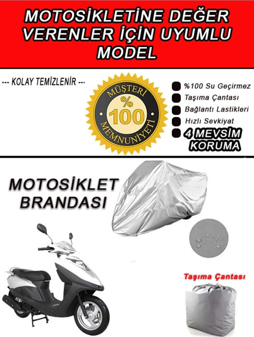 REVOLT RS7-Uyumlu Motosiklet Brandası-Miflonlu,Kaliteli