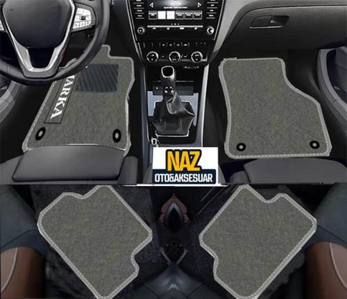 MAZDA 6 2002-2007 Gri Halı Gri Kenar Petek Topuk