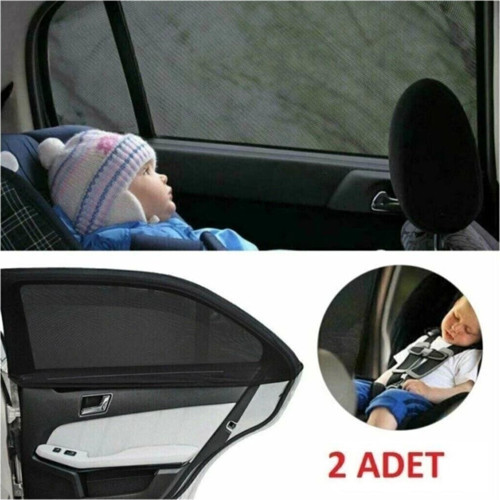 BMW E34 1988-1995 Uyumlu 2 Adet Oto Yan Cam Güneşliği, Arka Cam Güneşliği/Perde