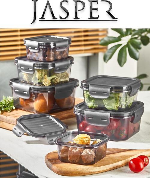 Qlux JPR-0113 Saklama Kabı 1400ml+800ml+400ml Plastik Saklama Seti