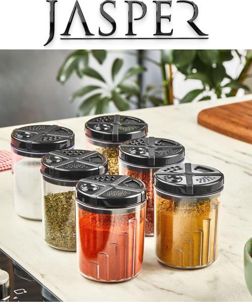 JPR-0115 6 Adet 300 ml Çok Amaçlı Baharat Seti Baharatlık