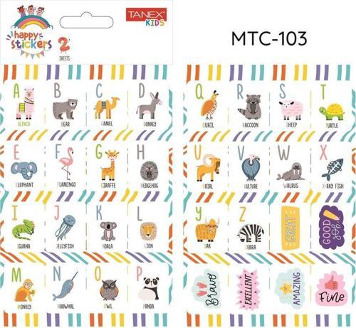 İlkokul Harf Etiketi-3 Sticker 2 Li Mtc-103