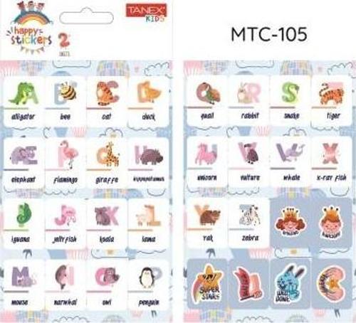 İlkokul Harf Etiketi-5 Sticker 2 Li Mtc-105
