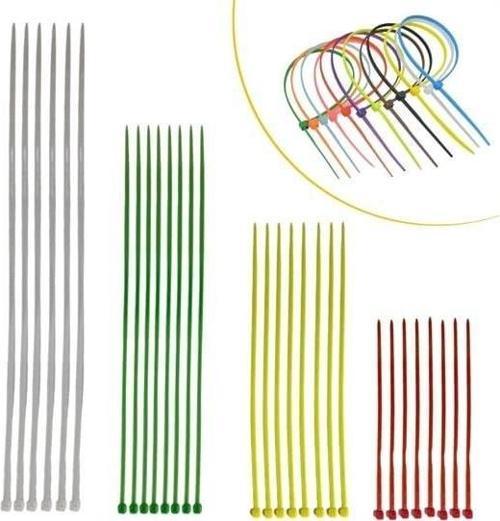 30 Parça Plastik Kablo Kelepçe Seti Kablo Düzenleyici Bağlama Bantları